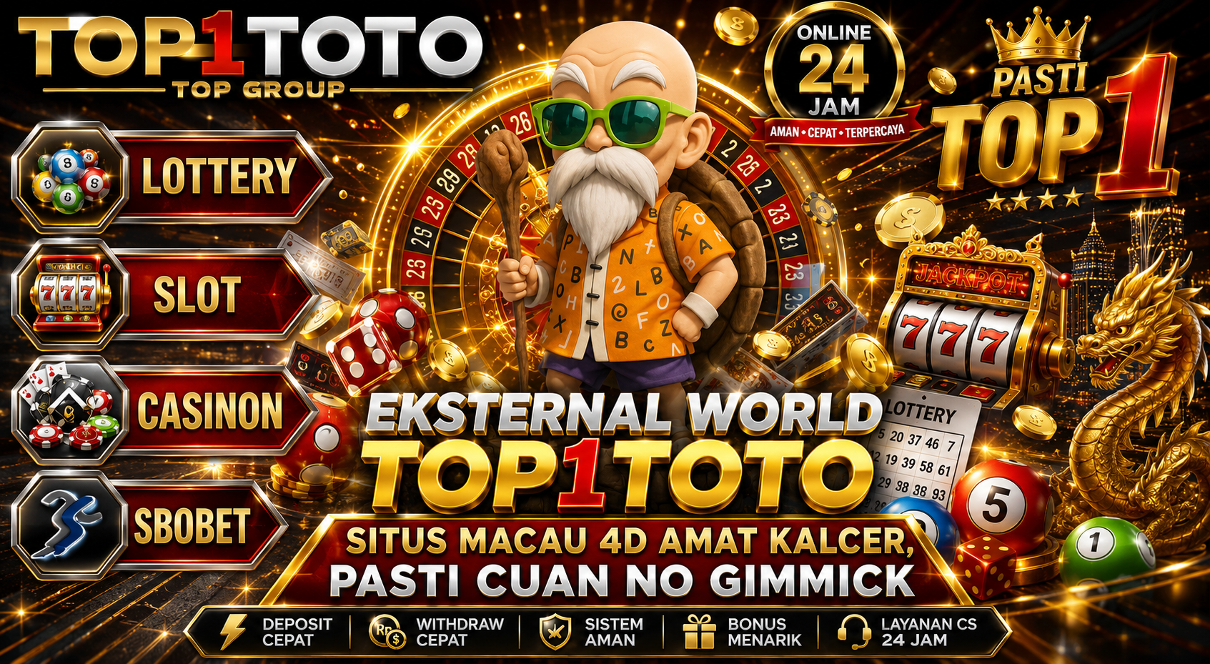 SITUS TOP1TOTO 🐉 Eksternal World Top1toto Situs Macau 4D Amat Kalcer, Pasti Cuan No Gimmick